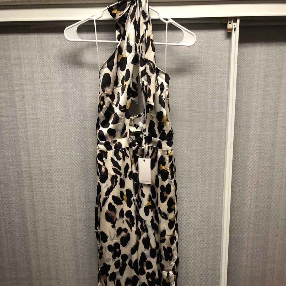 Leopard print romper